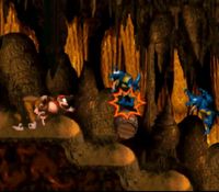 une photo d'Ã©cran de Donkey Kong Country sur Nintendo Super Nes